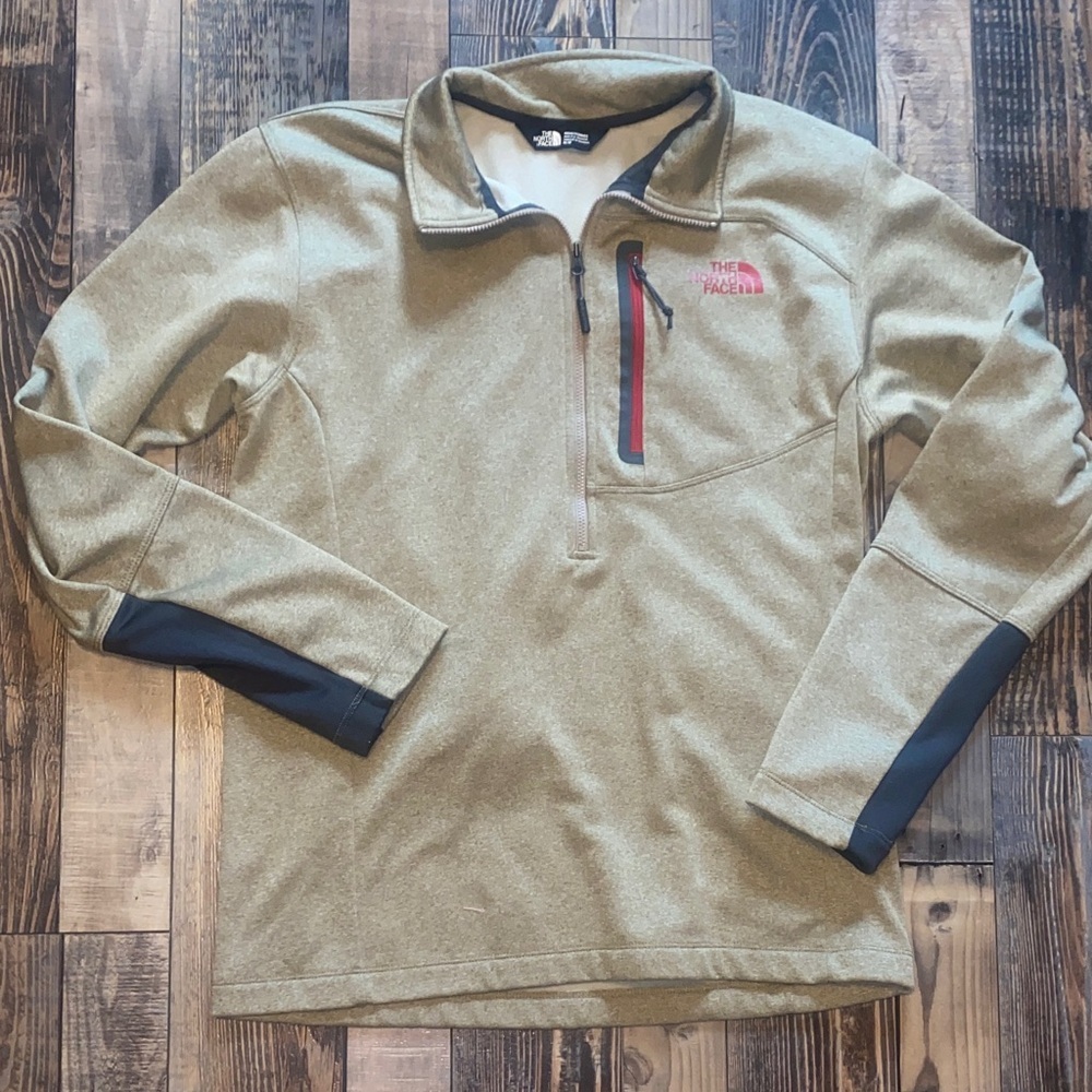 The North Face Canyonlands khaki Quarter-Zip Pullover
